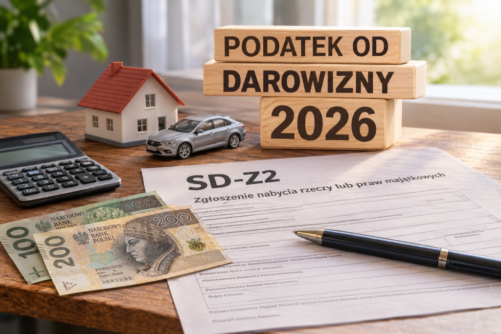 Podatek od darowizny 2026 – jak rozliczyć i uniknąć podatku?