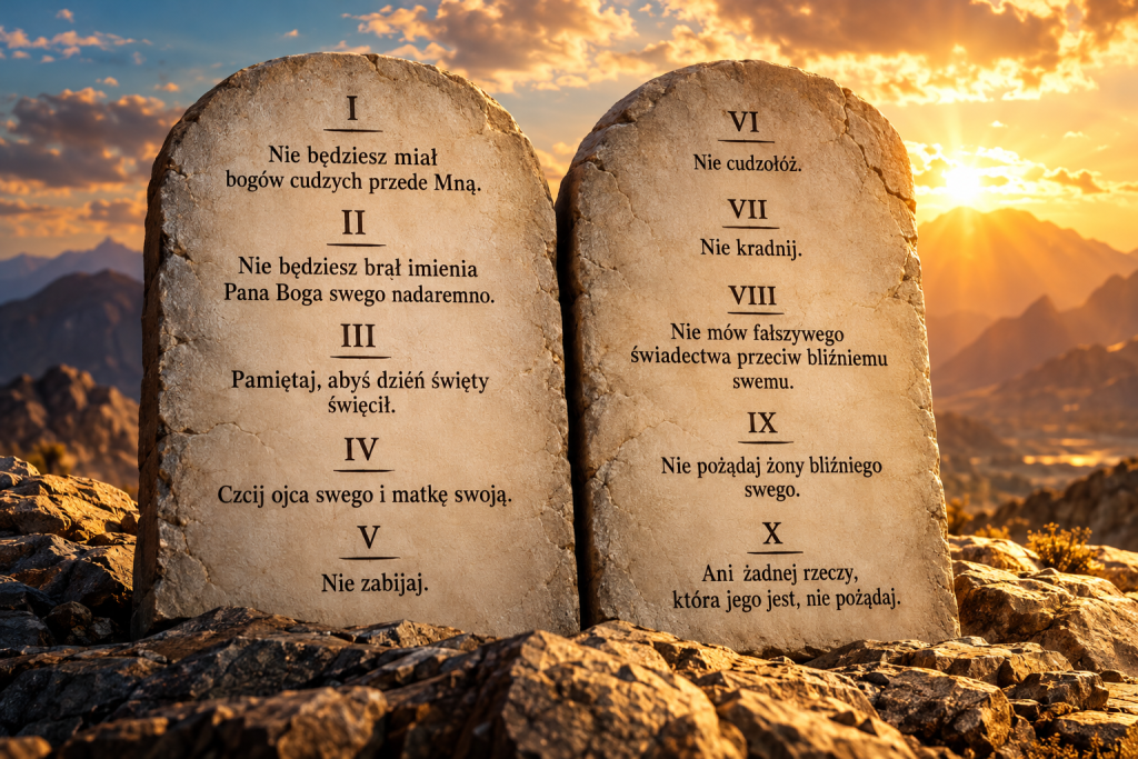 10 przykazań Bożych – pełna lista i znaczenie każdego przykazania